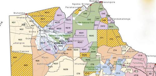 Botswana Hunting Areas