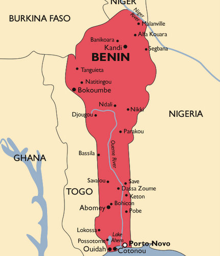 Benin Malaria Map