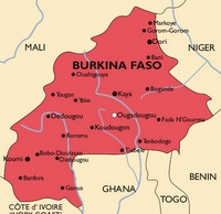 Burkina Faso Malaria Map