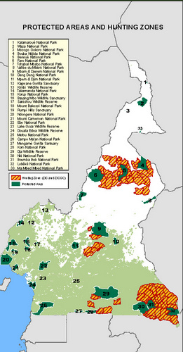 Cameroon Hunting Areas