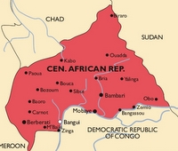Central African Republic Malaria Map