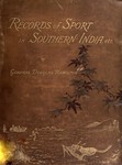 Records Of Sport In Southern India