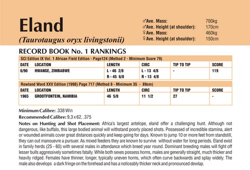 Eland Shot Placement
