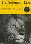 The Serengeti Lion: A Study Of Predator-Prey Relations