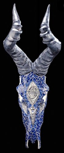 Hartebeest Skull Mosaic