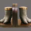 Hippo Foot Bookends