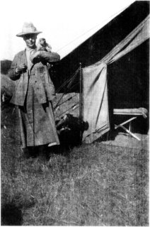 Photograph: Mrs. Akeley and Her Tana River Monkey