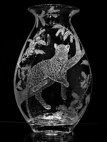 Leopard Vase