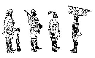 Drawing: Gunbearer-Askari-Tent Boy-Porter