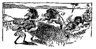 Drawing: Abdi's Uncle and the Man-Eaters