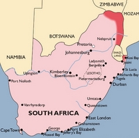 South Africa Malaria Map
