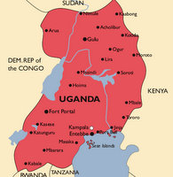 Uganda Malaria Map