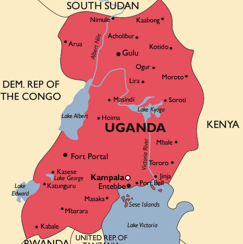 Uganda Malaria Map