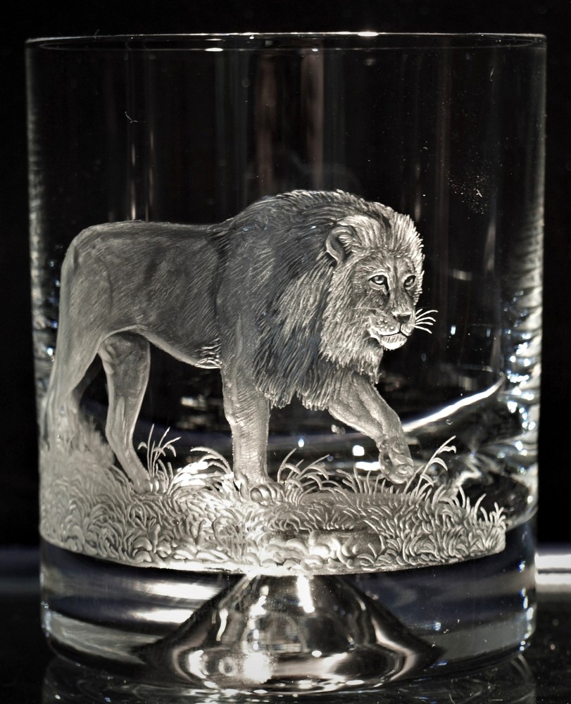 Wild African Animal Drink Glasses, Water Cup, Wine, Glassware